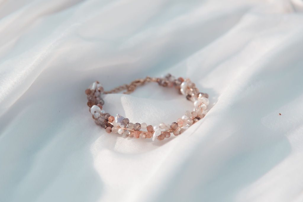 Gemstone Cluster- Braclet