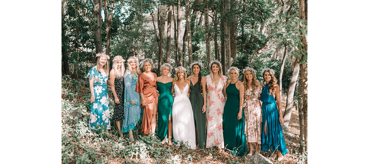 Elizabeth Grace Couture "Arlo" Boho Wedding Gown