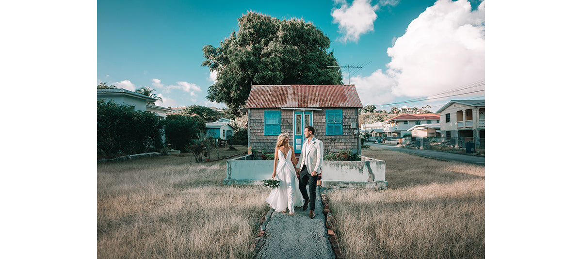 Elizabeth Grace Couture "Arlo" Boho Wedding Gown