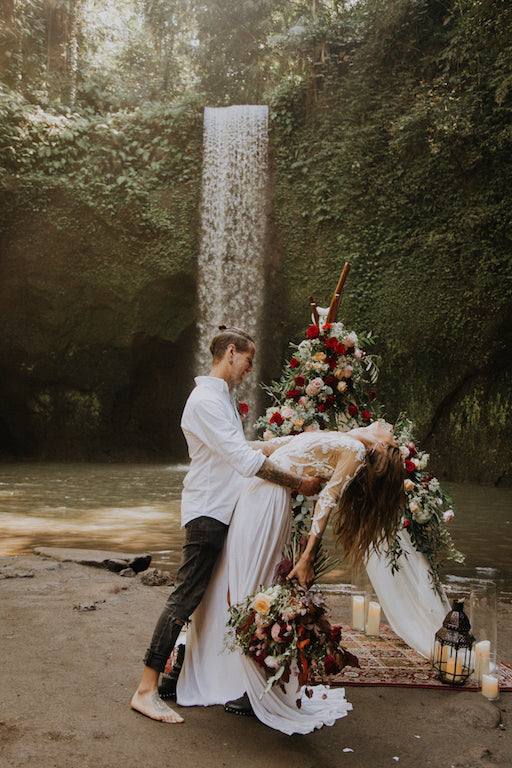Elizabeth Grace Couture wild lovers Bali wedding photo shoot