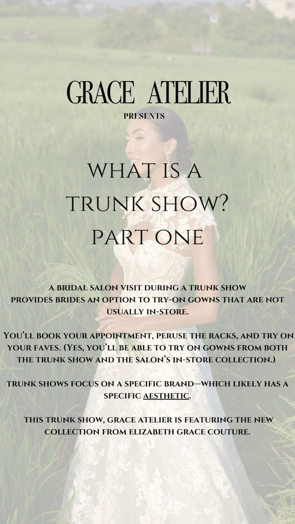 EGC Trunk Show- Grace Atelier