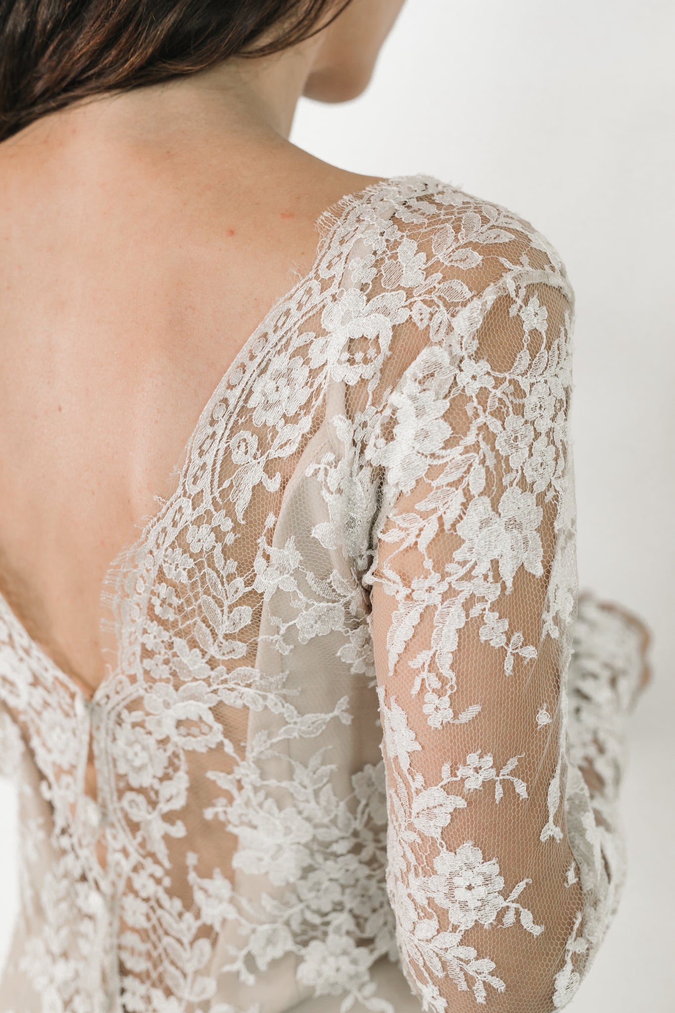 Elizabeth Grace Couture "Antoinette" Lace Wedding Dress