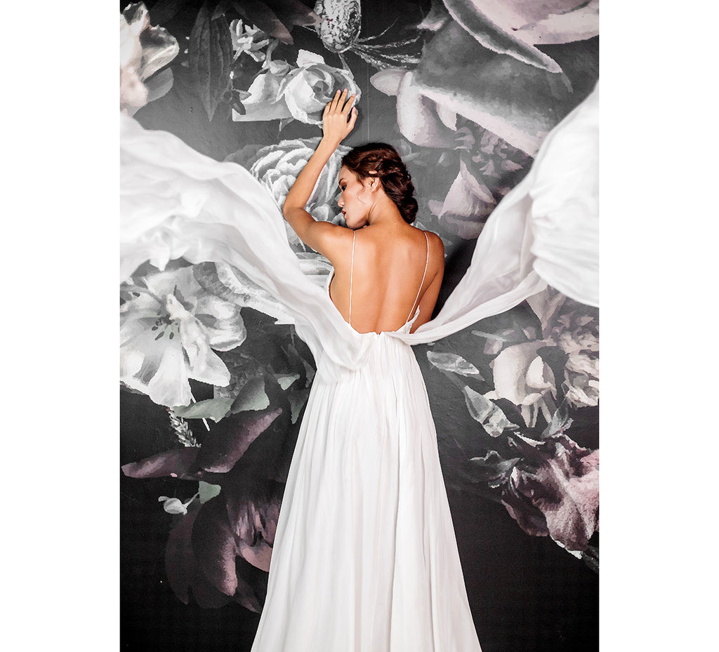 Elizabeth Grace Couture "Arlo" Boho Wedding Gown